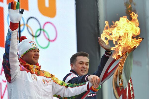 Владимир Миклушевский и бронзовый призер Олимпиады в Лондоне Иван Штыль