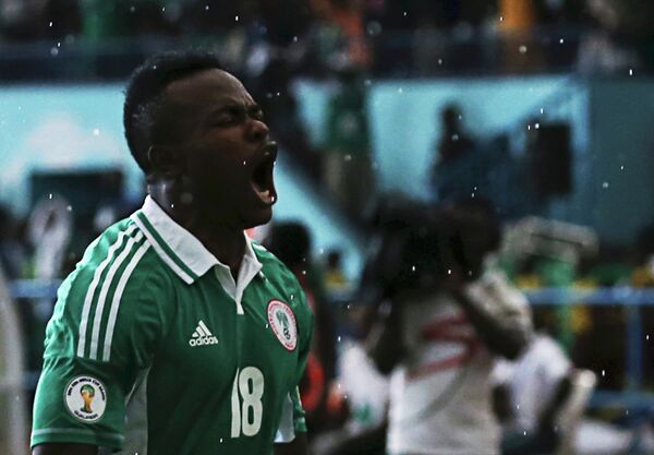 Нападающий сборной Нигерии по футболу Виктор Обинна