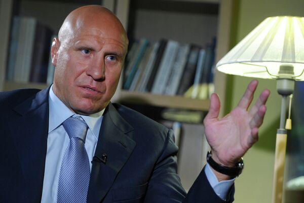 Советский борец греко-римского стиля, президент Федерации спортивной борьбы России (ФСБР) Михаил Мамиашвили