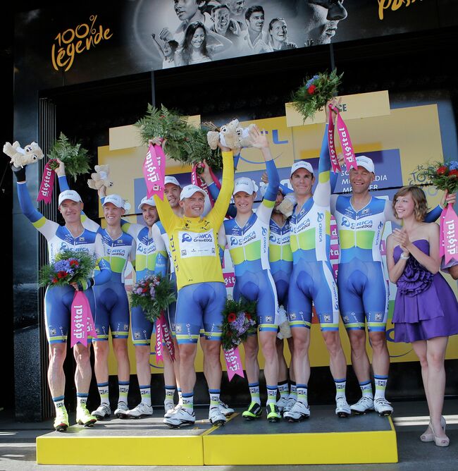 Австралийская вело-команда Orica-GreenEDGE