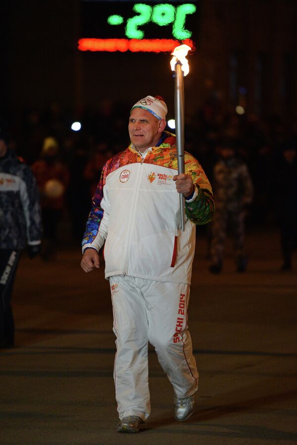 Трехкратный олимпийский чемпион Александр Карелин