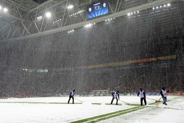 Стадион Али Сами Йен в Стамбуле, на котором играли матча Лиги чемпионов Галатасарай и Ювентус