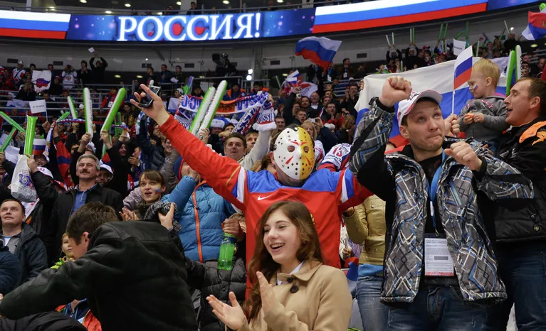 Российские болельщики Российские болельщики