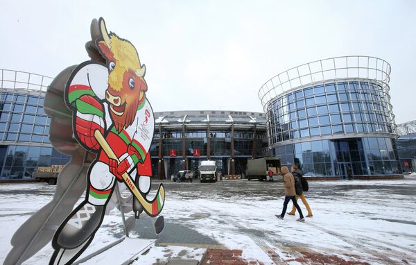 Спортивный комплекс Чижовка-Арена, в котором в мае 2014 года пройдет Чемпионат мира по хоккею среди мужчин