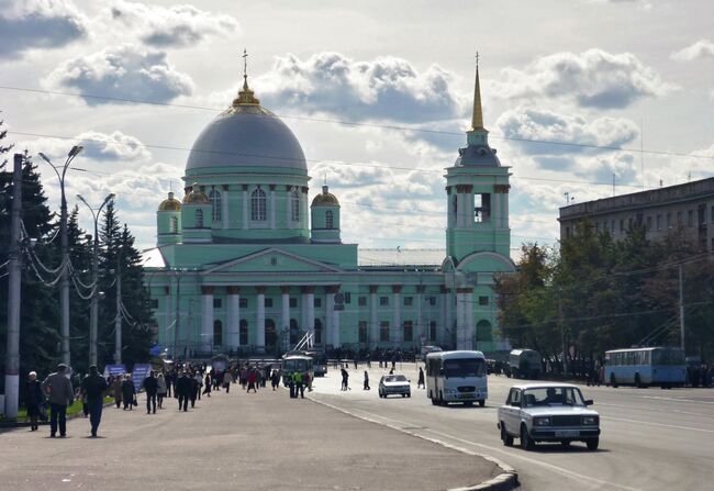 Кафедральный собор Знаменского мужского монастыря на Красной площади города