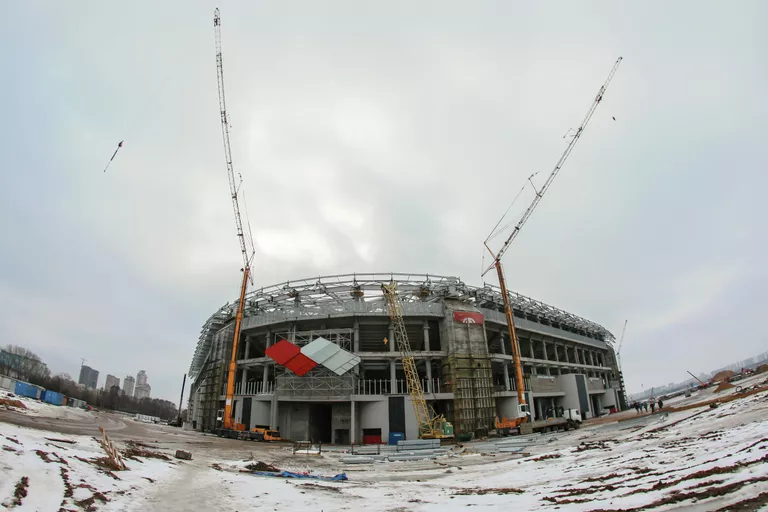 Строительство стадиона Спартак в Москве Строительство стадиона Спартак в Москве