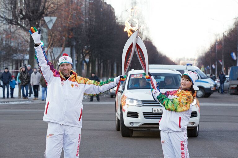 Двукратный чемпион России по спортивному туризму, специальный фотокорреспондент агентства РИА Новости Михаил Воскресенский и Каламшаш Лукьянова