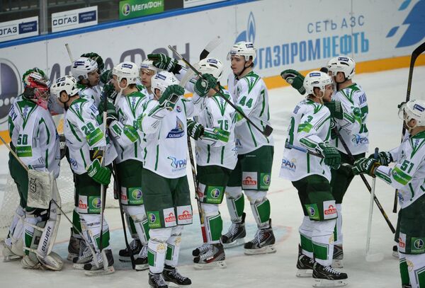 Хоккеисты Салавата Юлаева
