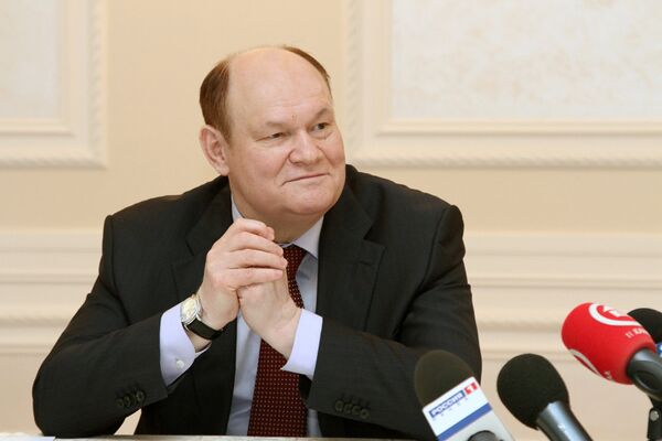 Губернатор Пензенской области Василий Бочкарев на встрече с журналистами
