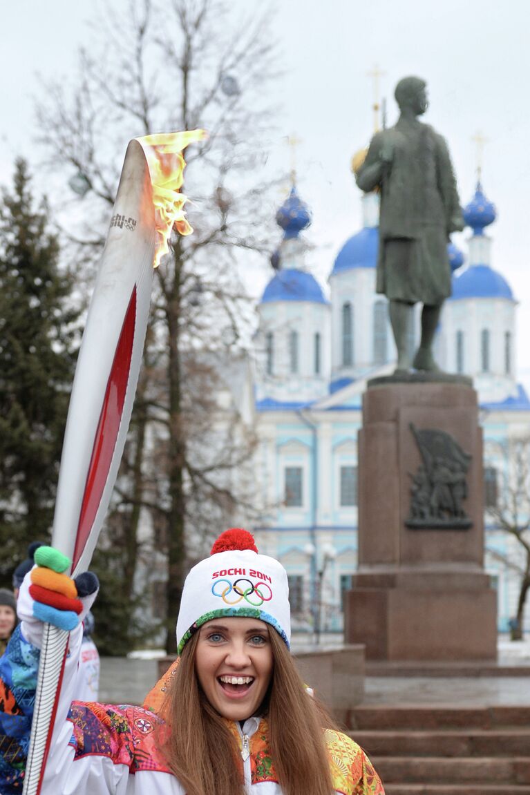 Факелоносец Мария Алабичева