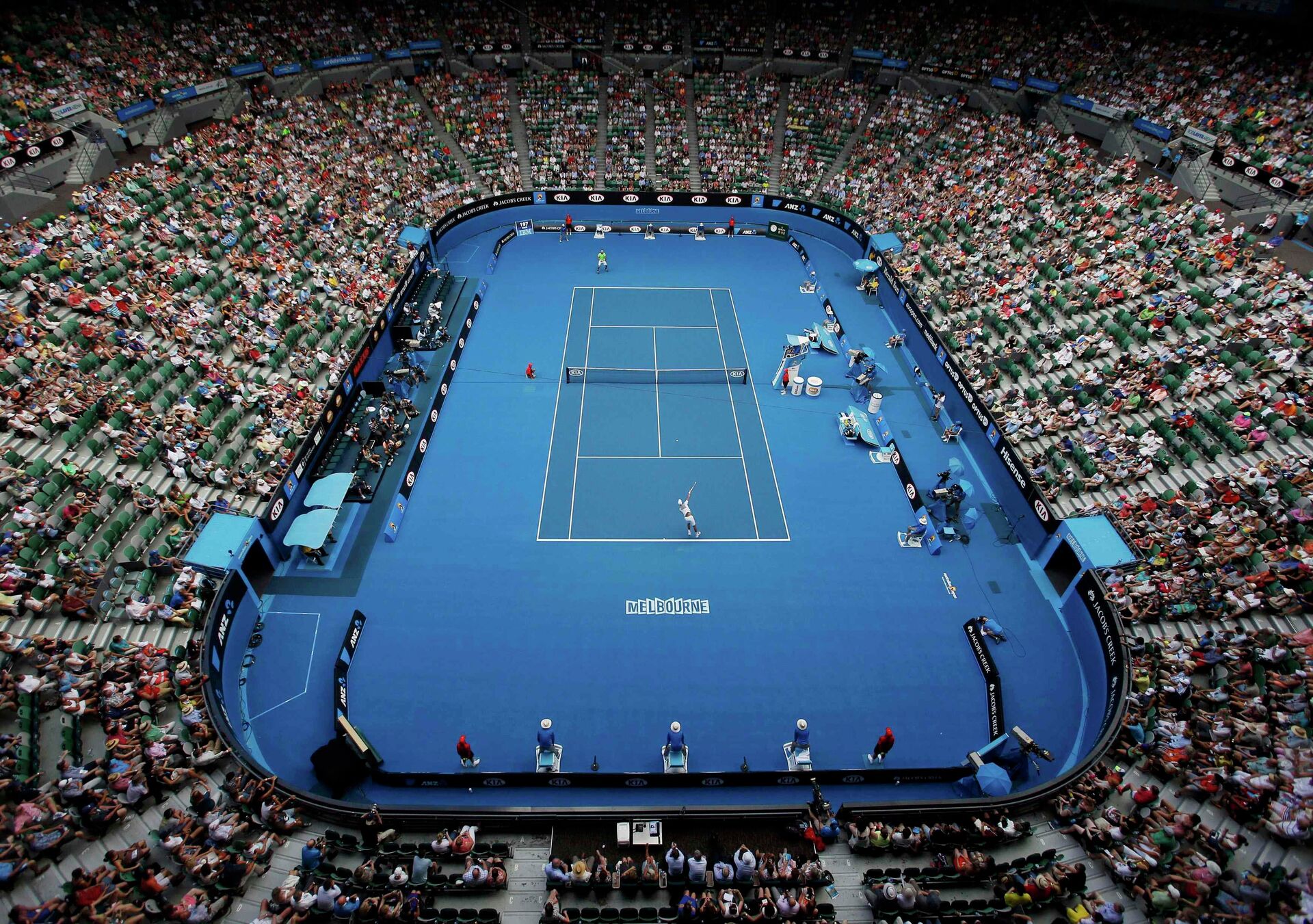 Теннисный корт австралиан опен
