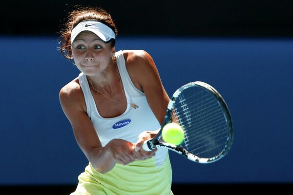 Российская теннисистка Елизавета Куличкова в финальном матче юниорского Australian Open