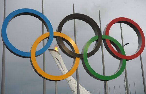 Олимпийские кольца в Сочи