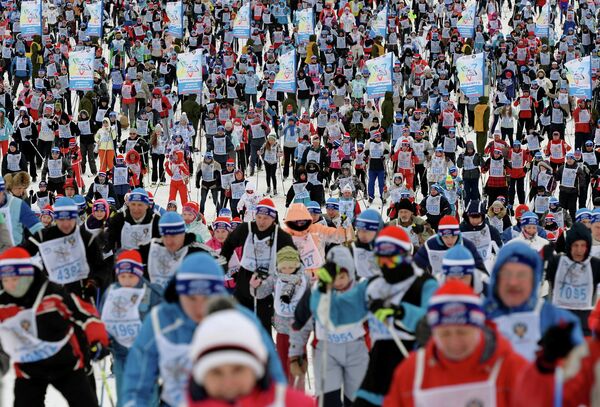 Всероссийская массовая лыжная гонка Лыжня России – 2014