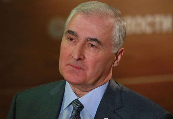 Президент Южной Осетии Леонид Тибилов посетил российское агентство международной информации РИА Новости