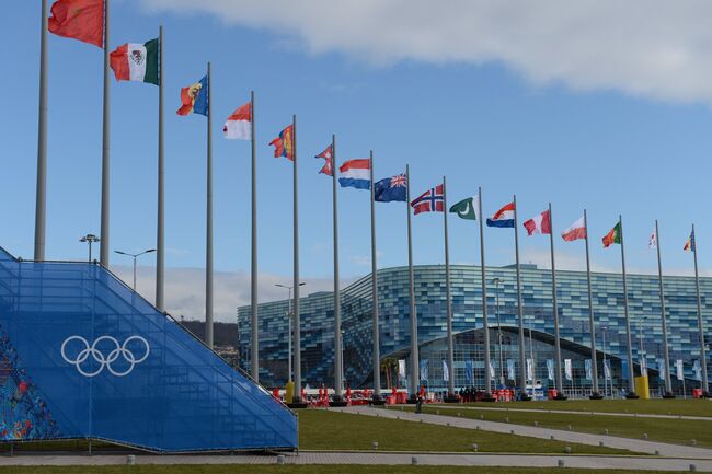 Дворец зимнего спорта Айсберг в Олимпийском парке Сочи