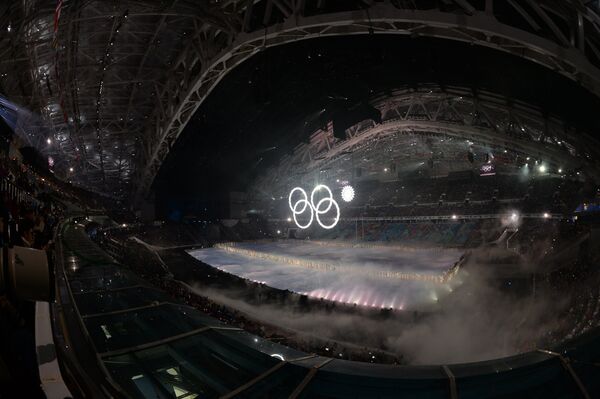 Церемония открытия XXII зимних Олимпийских игр в Сочи.