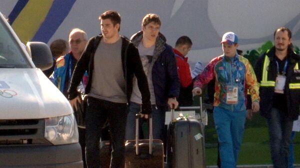 Хоккеисты сборной России прилетели в Сочи чартерными рейсами