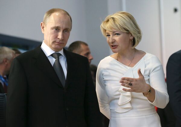 Владимир Путин и Ольга Колева