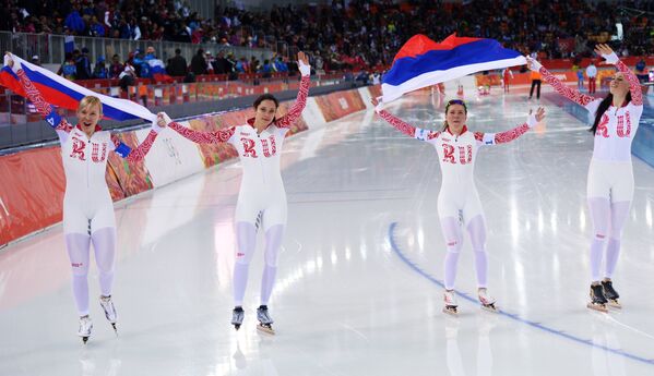 Конькобежки сборной России