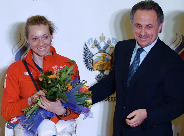 Ольга Зайцева и Виталий Мутко Ольга Зайцева и Виталий Мутко