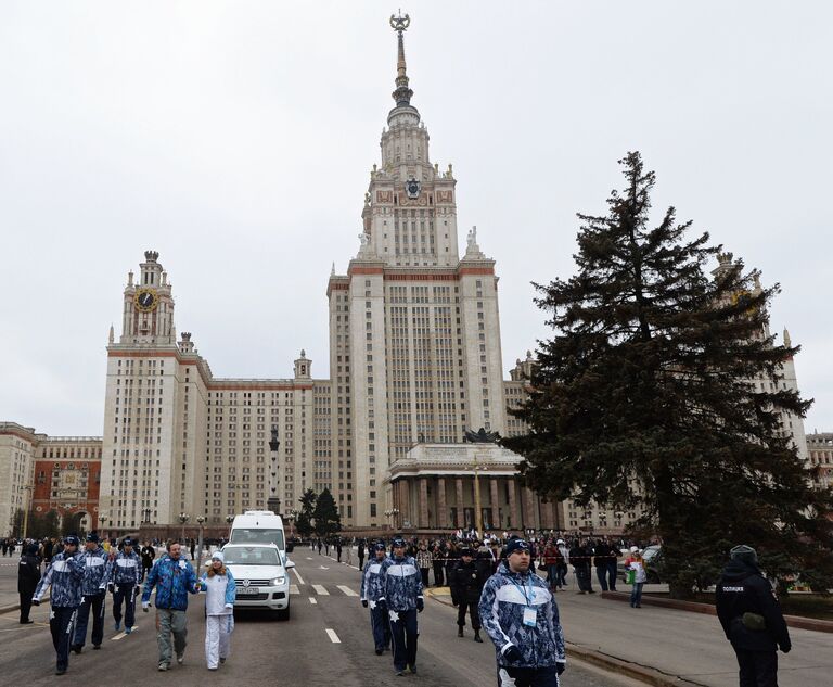 Эстафета паралимпийского огня. Москва