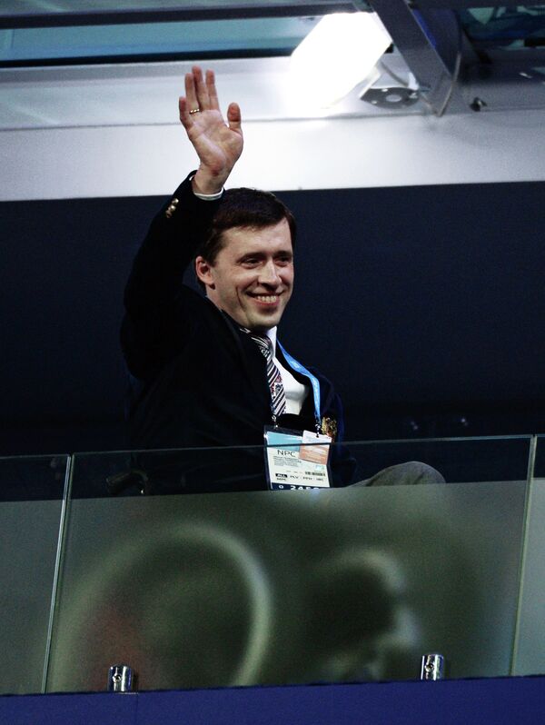Депутат Государственной Думы РФ Михаил Терентьев на церемонии открытия XI зимних Паралимпийских игр в Сочи.