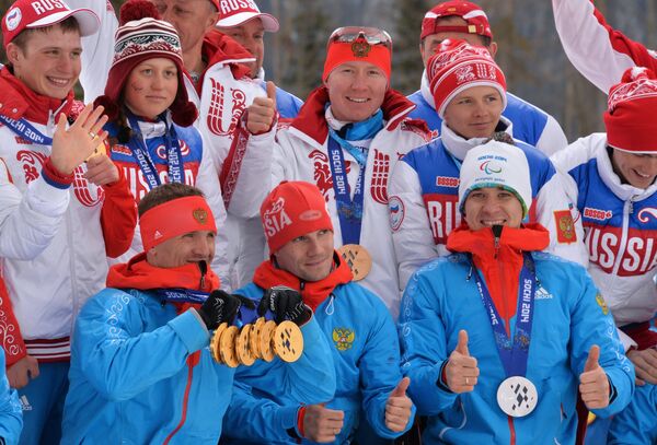 Сборная России по лыжным гонкам и биатлону