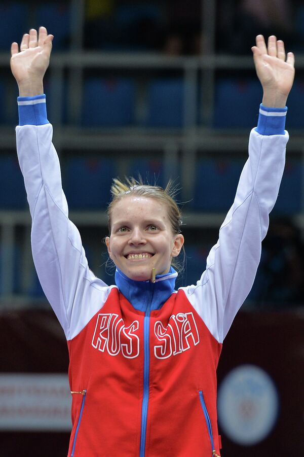 Екатерина Дьяченко (Россия), завоевашая золотую медаль