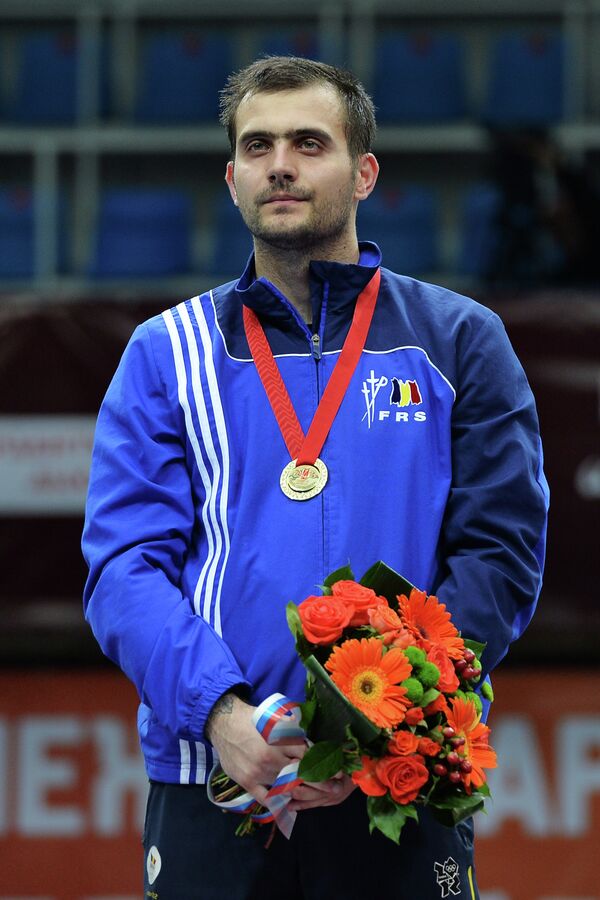 Тибериу Дольничану (Румыния), завоевавший золотую медаль