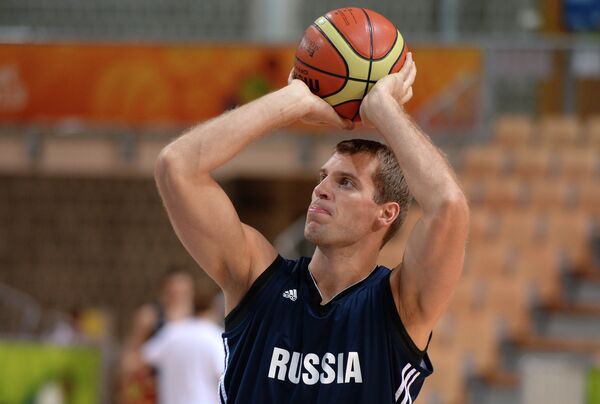 Баскетболист сборной России Сергей Моня