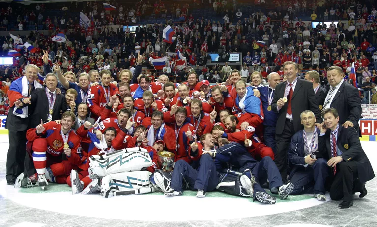 Сборная России выиграла финальный матч чемпионата мира 2008 по хоккею с шайбой со счетом 5:4 Сборная России выиграла финальный матч чемпионата мира 2008 по хоккею с шайбой со счетом 5:4