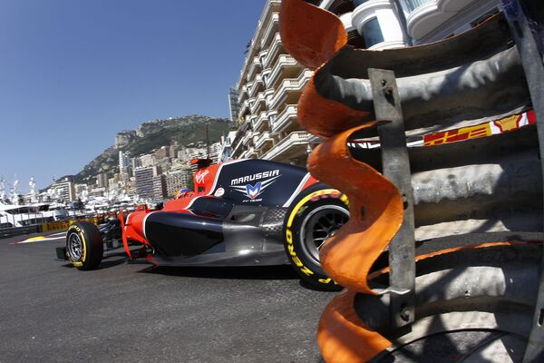 Автогонщик Маруси Тимо Глок во время Гран-при Монако-2012
