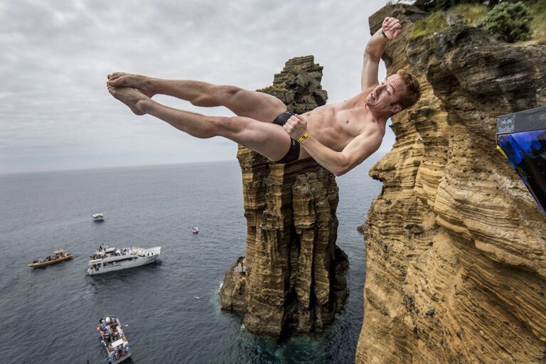 Соревнования Red Bull Cliff Diving.