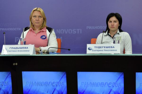 Светлана Гладышева (слева) и Екатерина Тудегешева