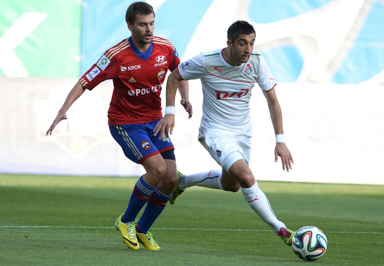 Игровой момент матча ЦСКА - Локомотив Игровой момент матча ЦСКА - Локомотив