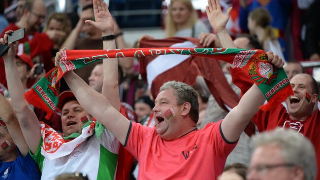 Болельщики сборной Белоруссии