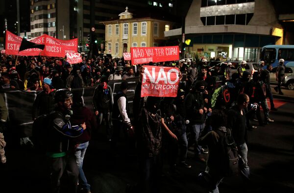 Протест в Сан-Паулу