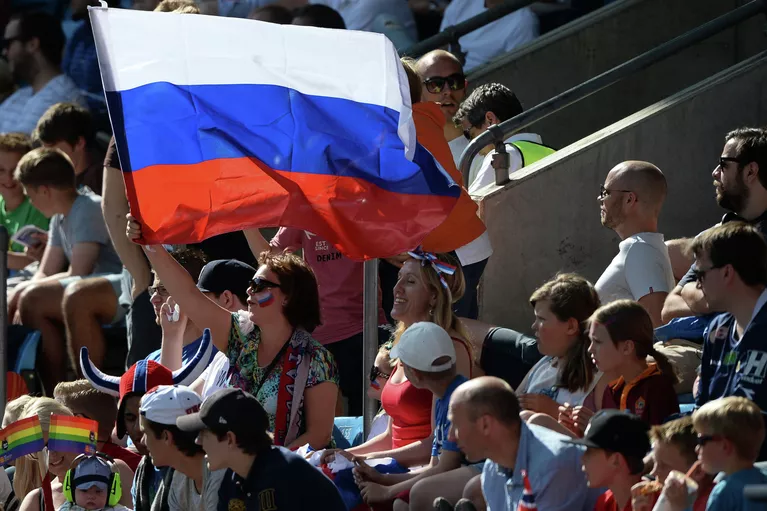 Болельщики сборной России Болельщики сборной России