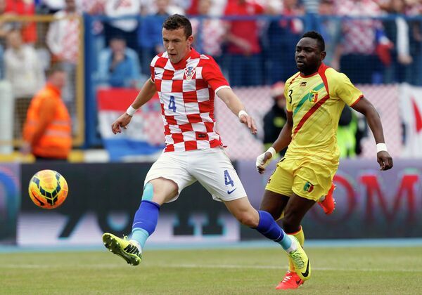 Игровой момент матча Хорватия-Мали