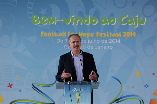 Министр спорта Бразилии Алдо Ребело