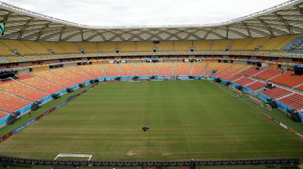Стадион в Манаусе в преддверии старта ЧМ-2014