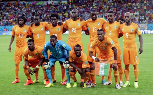Футболисты сборной Кот-д’Ивуара