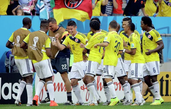 Футболисты сборной Колумбии
