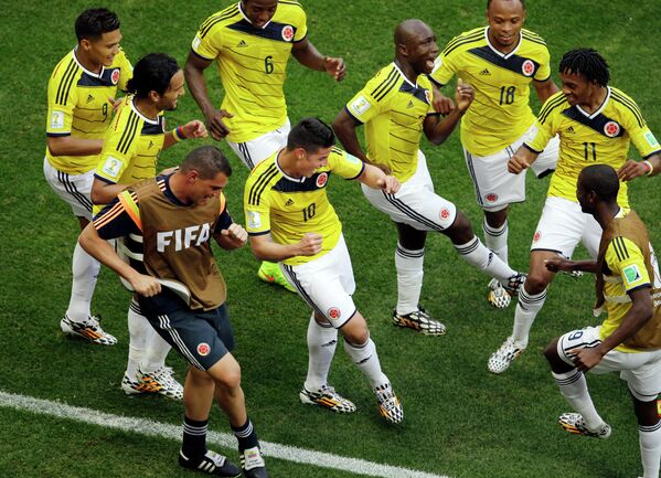 Футболисты сборной Колумбии
