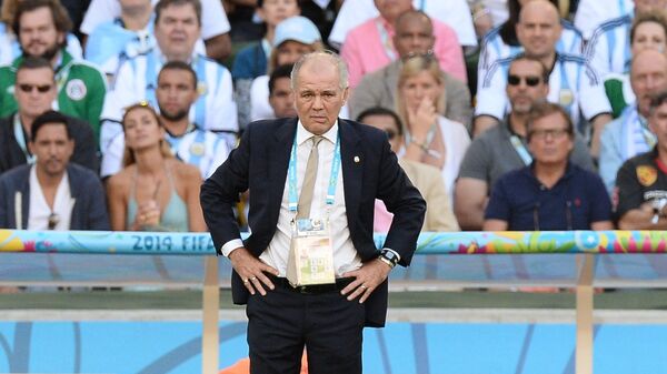 Главный тренер сборной Аргентины Алехандро Сабелья в финальном матче чемпионата мира.