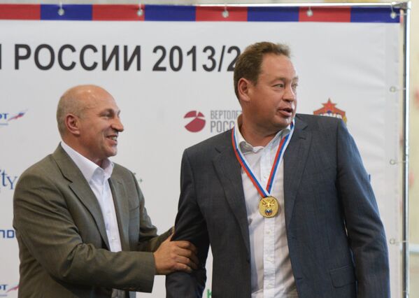 Сергей Чебан и Леонид Слуцкий (слева направо)