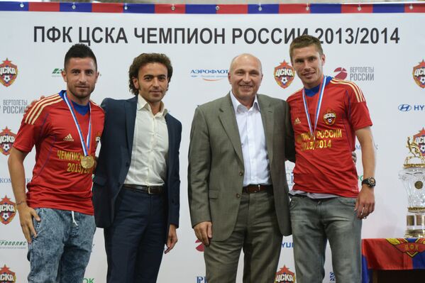 Зоран Тошич, Роман Бабаев, Сергей Чебан и Кирилл Набабкин (слева направо)