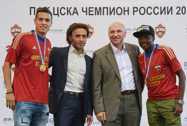 Георги Миланов, Роман Бабаев, Сергей Чебан и Ахмед Муса (слева направо)