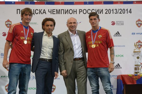 Марио Фернандес, Роман Бабаев, Сергей Чебан и Стивен Цубер (слева направо)